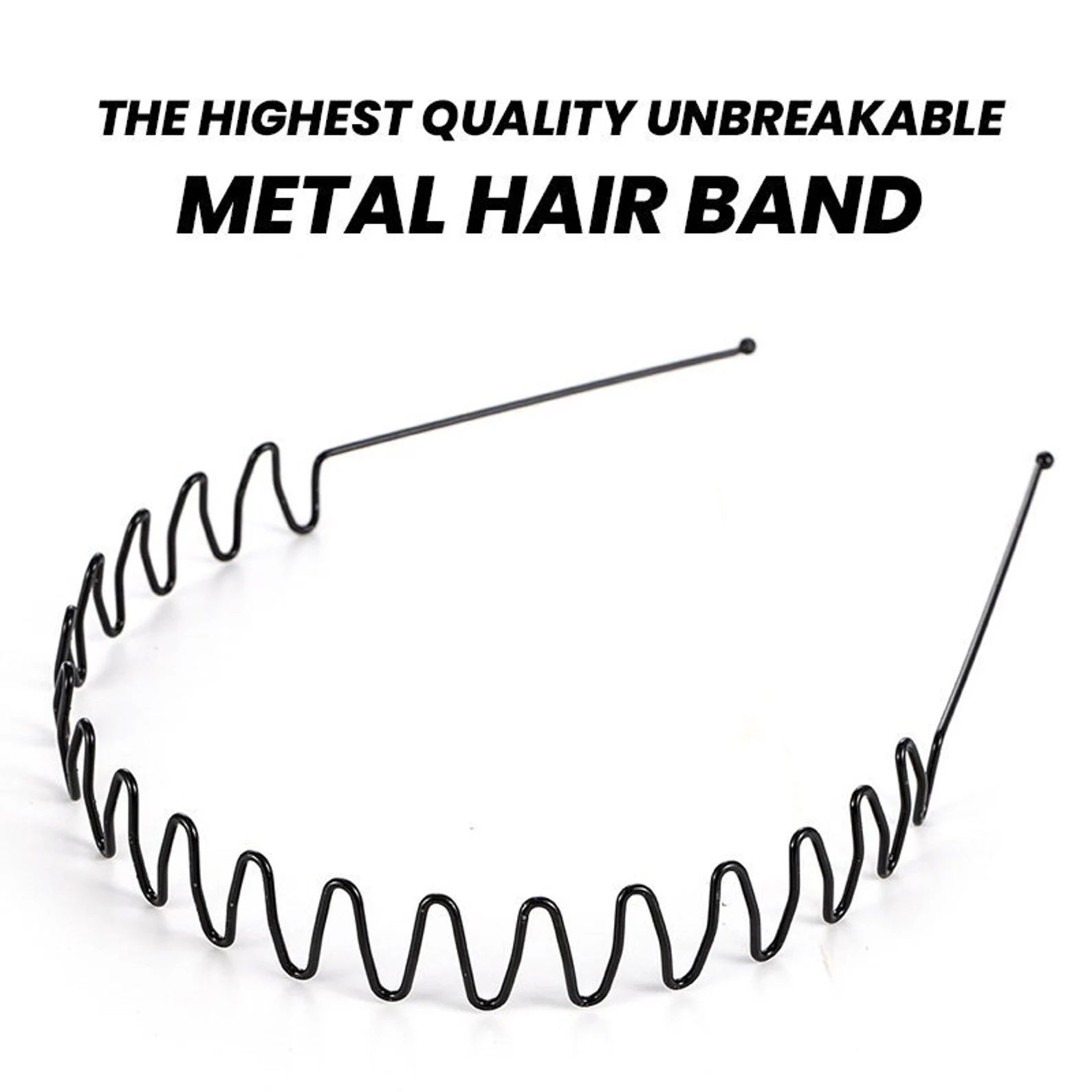 3X Premium Metal Hair Band