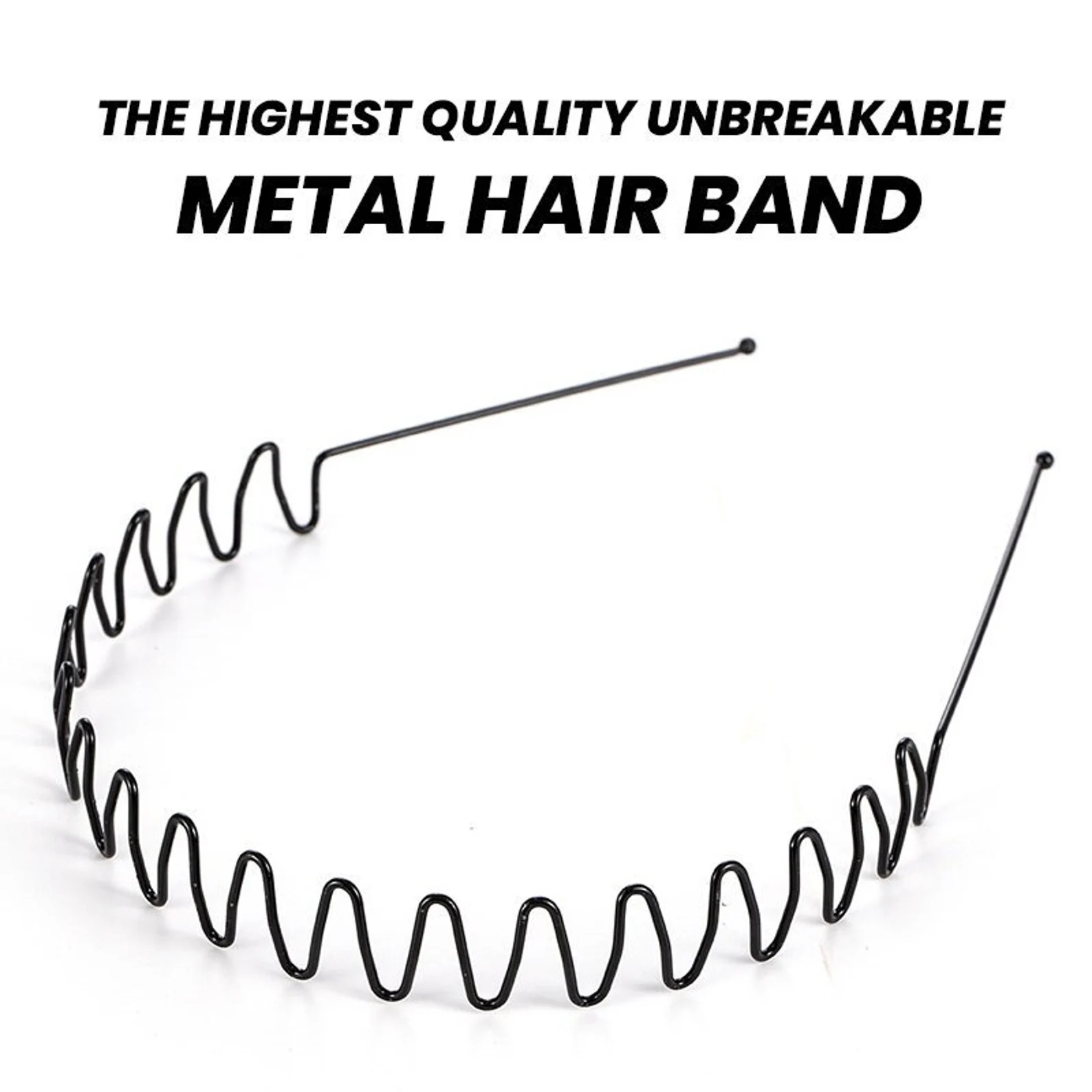 3X Premium Metal Hair Band